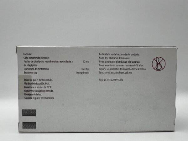 Januvia 50 mg, 28 Comprimidos.