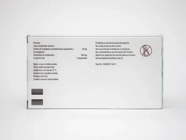 Janumet 50mg/850mg, 56 Comprimidos.